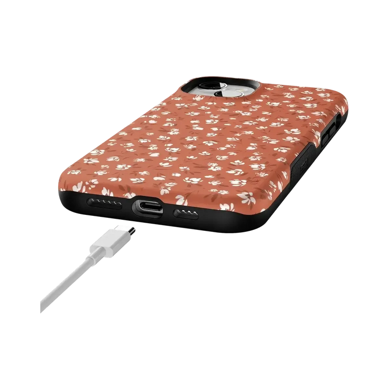 Mocha Meadow | Tiny Flowers Case iPhone Case get.casely 