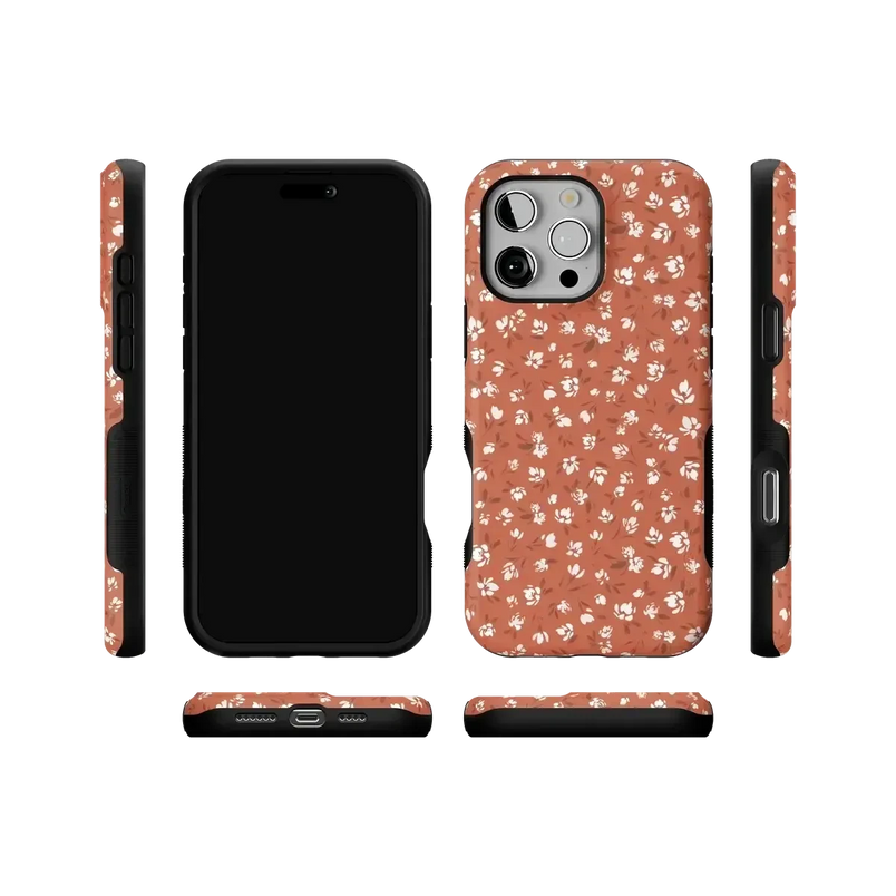 Mocha Meadow | Tiny Flowers Case iPhone Case get.casely 