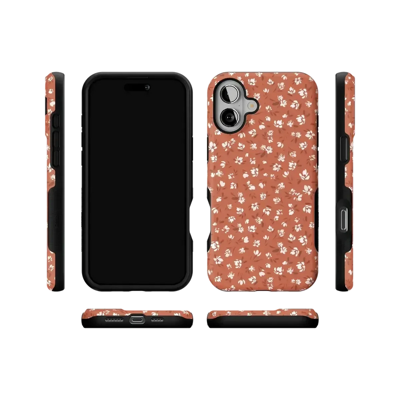 Mocha Meadow | Tiny Flowers Case iPhone Case get.casely 