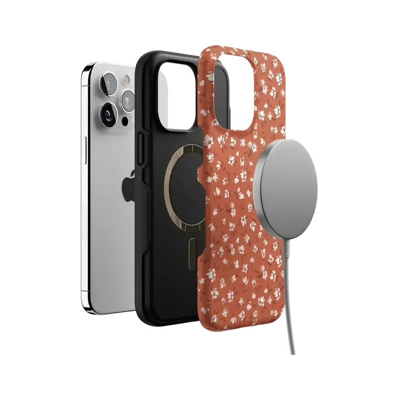 Mocha Meadow | Tiny Flowers Case iPhone Case get.casely 