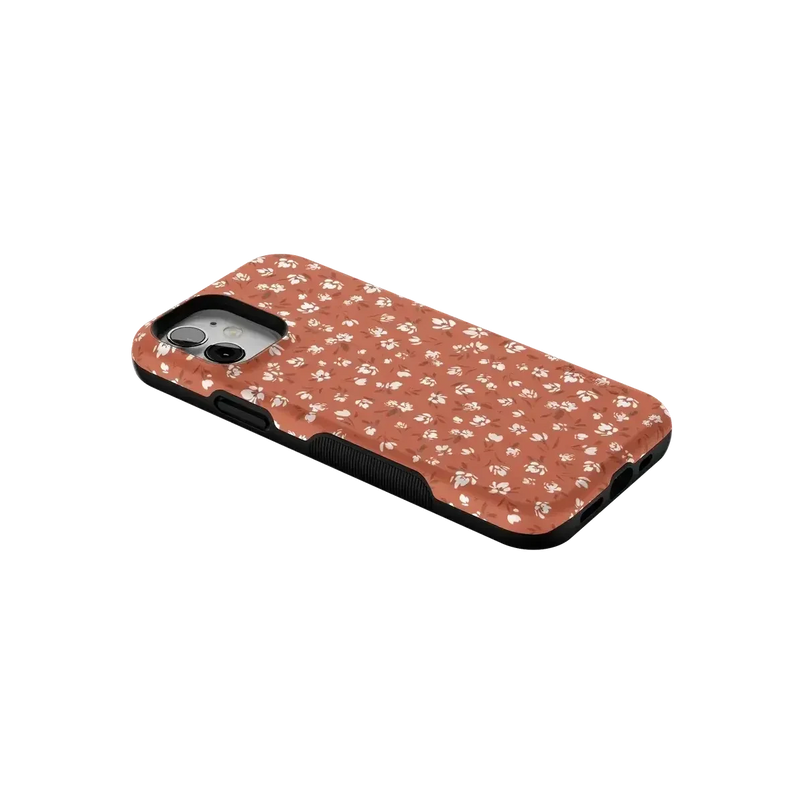 Mocha Meadow | Tiny Flowers Case iPhone Case get.casely 