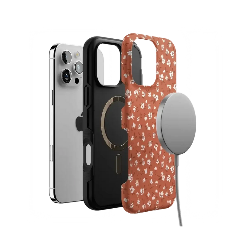 Mocha Meadow | Tiny Flowers Case iPhone Case get.casely 