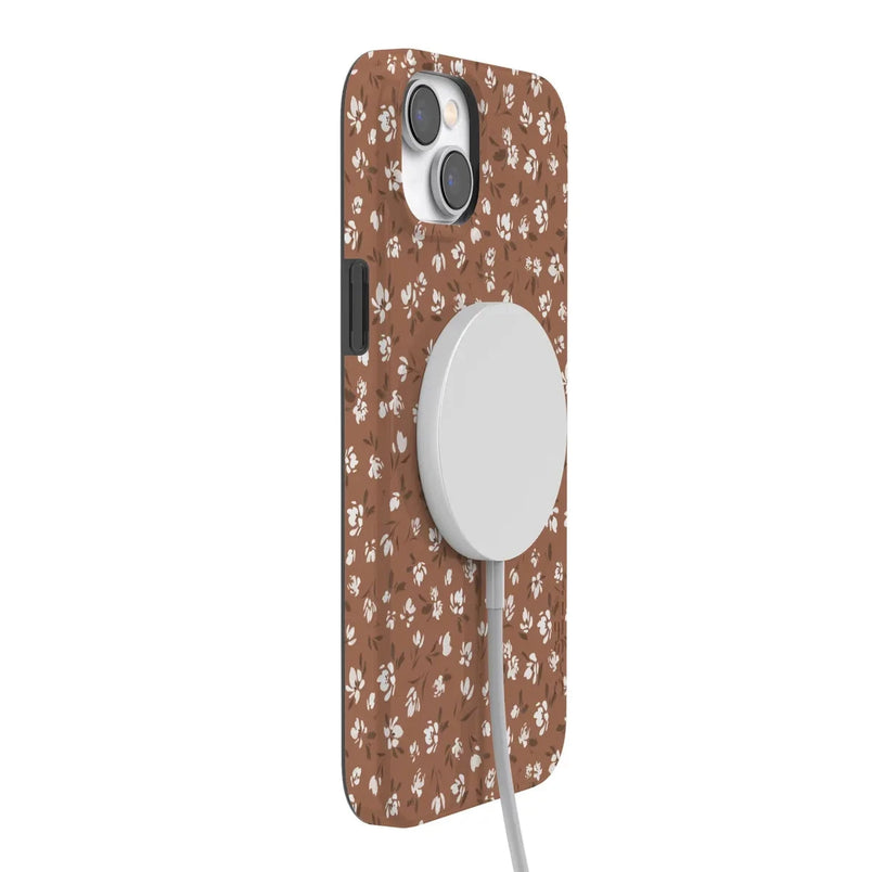 Mocha Meadow | Tiny Flowers Case iPhone Case get.casely 