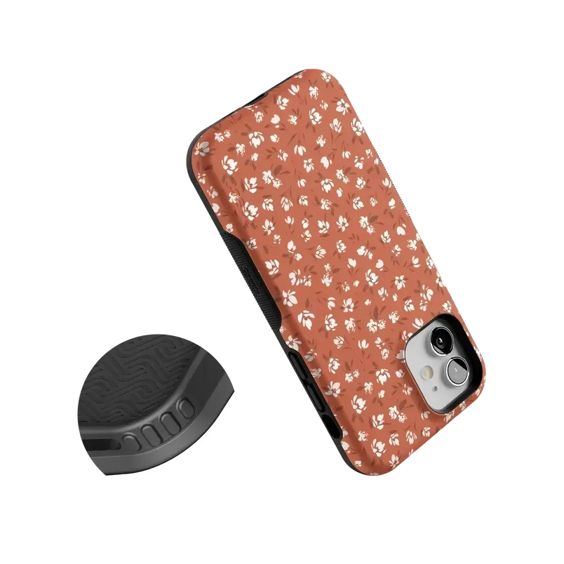Mocha Meadow | Tiny Flowers Case iPhone Case get.casely 