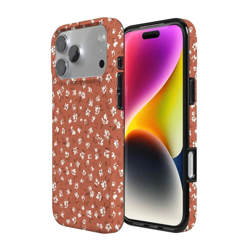 Mocha Meadow | Tiny Flowers Case iPhone Case get.casely 