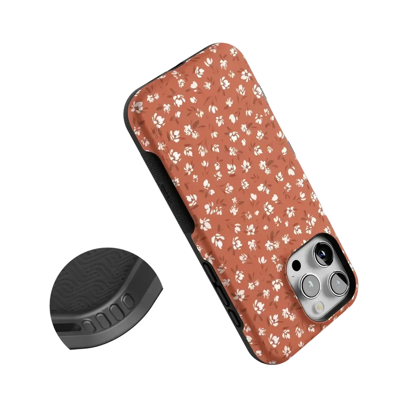 Mocha Meadow | Tiny Flowers Case iPhone Case get.casely 