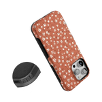 Mocha Meadow | Tiny Flowers Case iPhone Case get.casely 