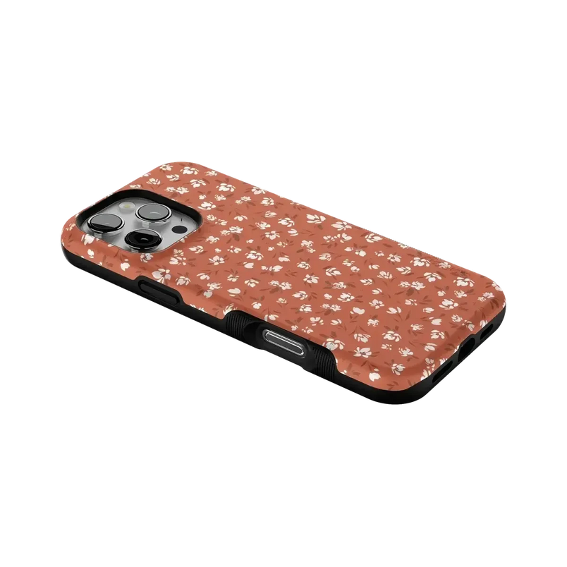 Mocha Meadow | Tiny Flowers Case iPhone Case get.casely 