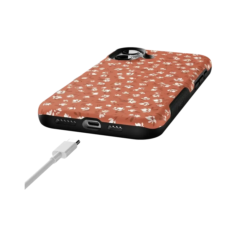 Mocha Meadow | Tiny Flowers Case iPhone Case get.casely 