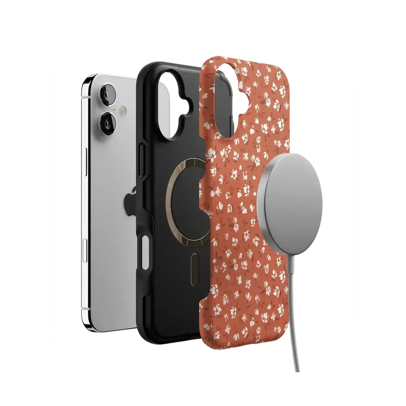 Mocha Meadow | Tiny Flowers Case iPhone Case get.casely 