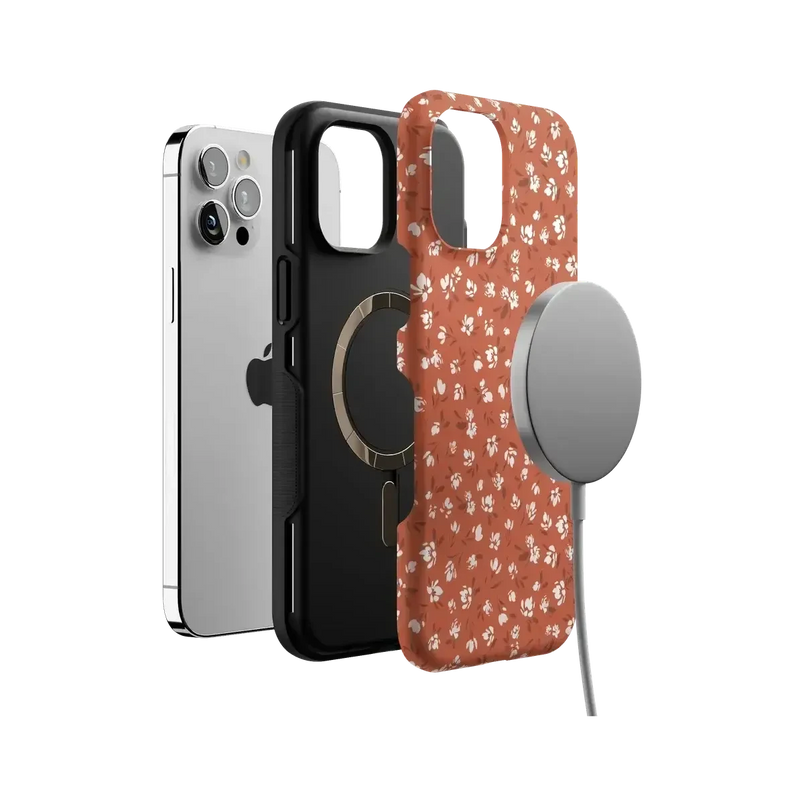 Mocha Meadow | Tiny Flowers Case iPhone Case get.casely 