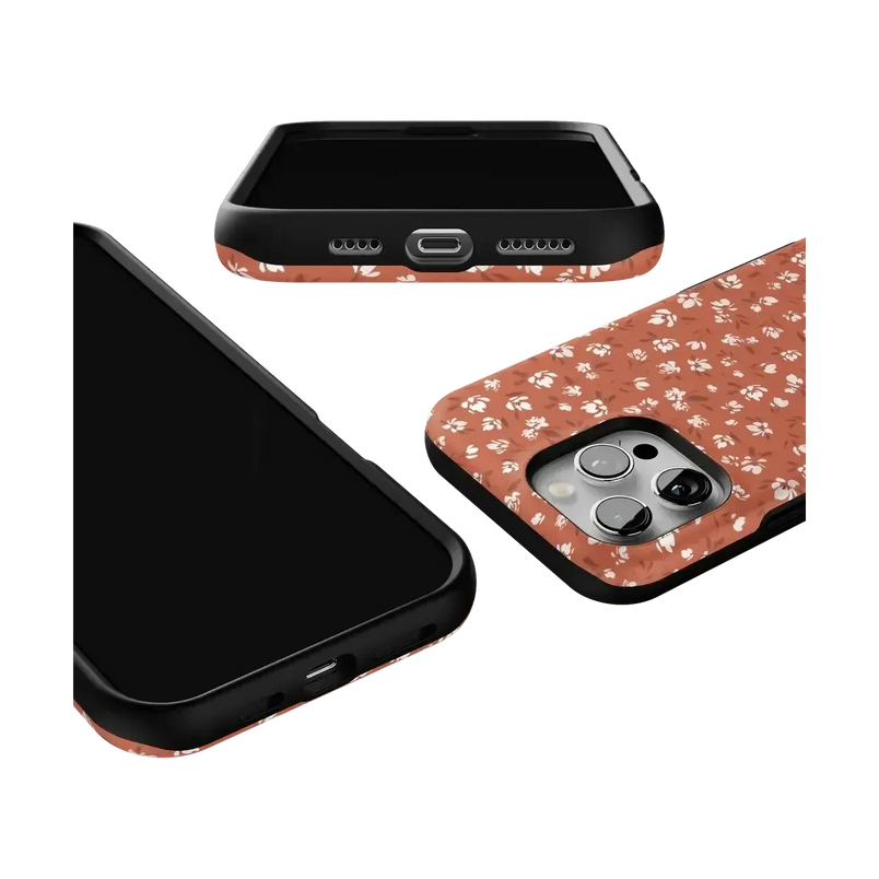 Mocha Meadow | Tiny Flowers Case iPhone Case get.casely 
