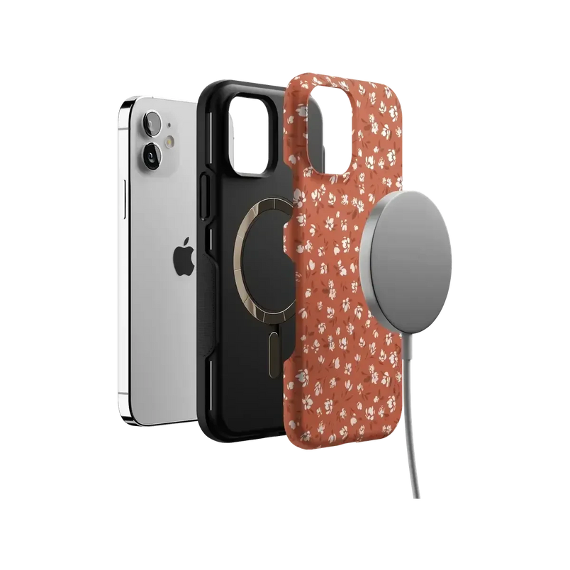 Mocha Meadow | Tiny Flowers Case iPhone Case get.casely 