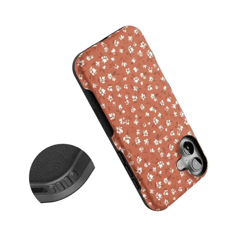 Mocha Meadow | Tiny Flowers Case iPhone Case get.casely 