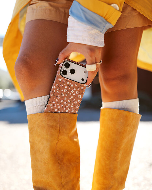 Mocha Meadow | Tiny Flowers Case