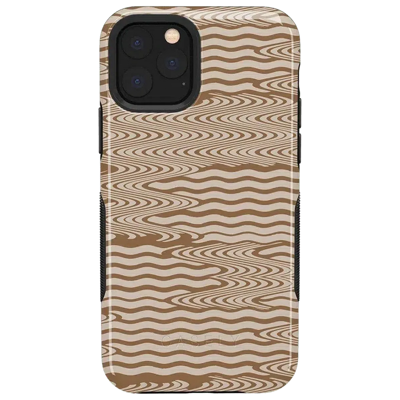 Mocha Ripple | Brown Waves Case iPhone Case get.casely Bold iPhone 11 Pro Max