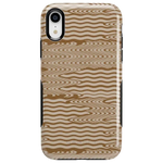 Mocha Ripple | Brown Waves Case iPhone Case get.casely Bold iPhone XR 