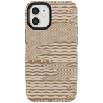 Mocha Ripple | Brown Waves Case iPhone Case get.casely Bold + MagSafe® iPhone 12