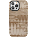 Mocha Ripple | Brown Waves Case iPhone Case get.casely Bold + MagSafe® iPhone 13 Pro Max