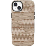 Mocha Ripple | Brown Waves Case iPhone Case get.casely Bold + MagSafe® iPhone 14 Plus