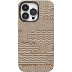 Mocha Ripple | Brown Waves Case iPhone Case get.casely Bold + MagSafe® iPhone 14 Pro Max