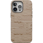 Mocha Ripple | Brown Waves Case iPhone Case get.casely Bold + MagSafe® iPhone 15 Pro Max