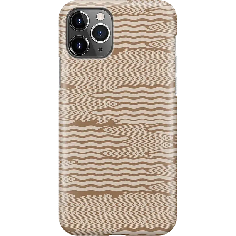 Mocha Ripple | Brown Waves Case iPhone Case get.casely Classic iPhone 11 Pro Max