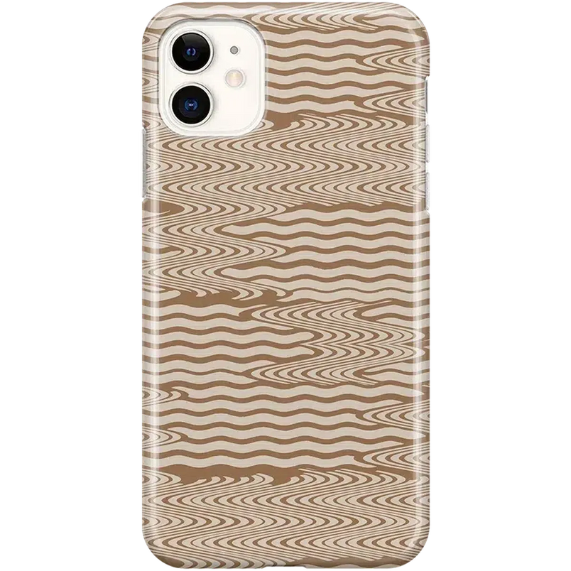 Mocha Ripple | Brown Waves Case iPhone Case get.casely Classic iPhone 11