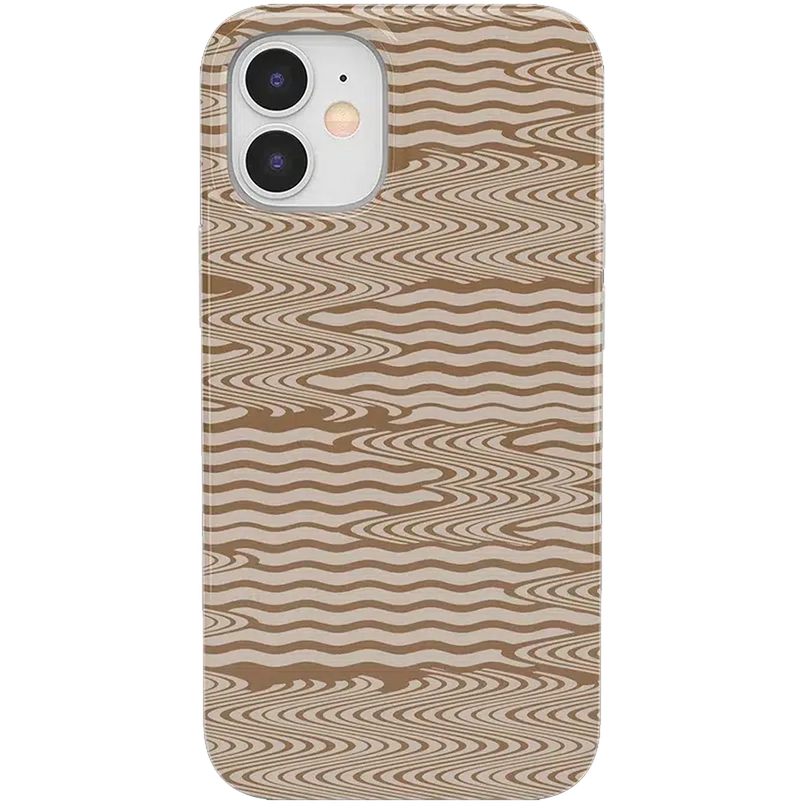 Mocha Ripple | Brown Waves Case iPhone Case get.casely Classic iPhone 12