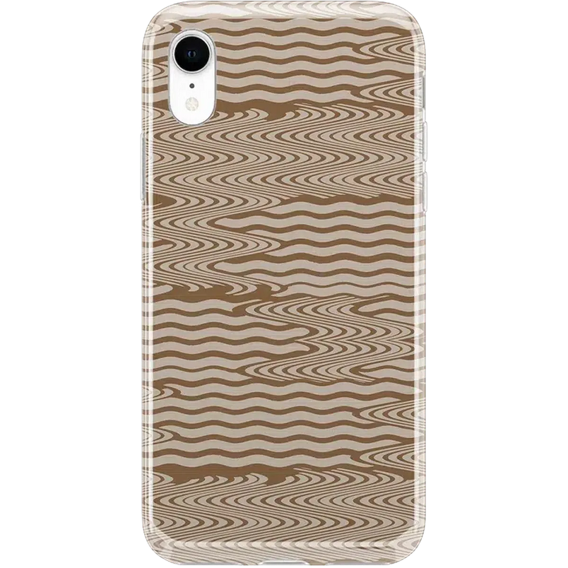 Mocha Ripple | Brown Waves Case iPhone Case get.casely Classic iPhone XR 