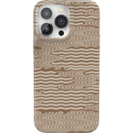 Mocha Ripple | Brown Waves Case iPhone Case get.casely Classic + MagSafe® iPhone 14 Pro