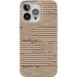 Mocha Ripple | Brown Waves Case iPhone Case get.casely Classic + MagSafe® iPhone 15 Pro Max