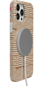 Mocha Ripple | Brown Waves Case iPhone Case get.casely 