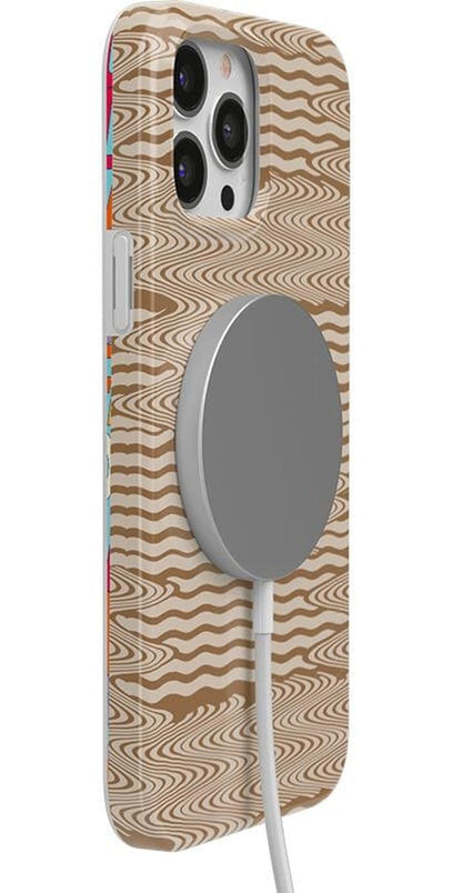 Mocha Ripple | Brown Waves Case iPhone Case get.casely 