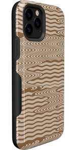 Mocha Ripple | Brown Waves Case iPhone Case get.casely 