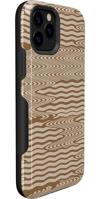 Mocha Ripple | Brown Waves Case iPhone Case get.casely 