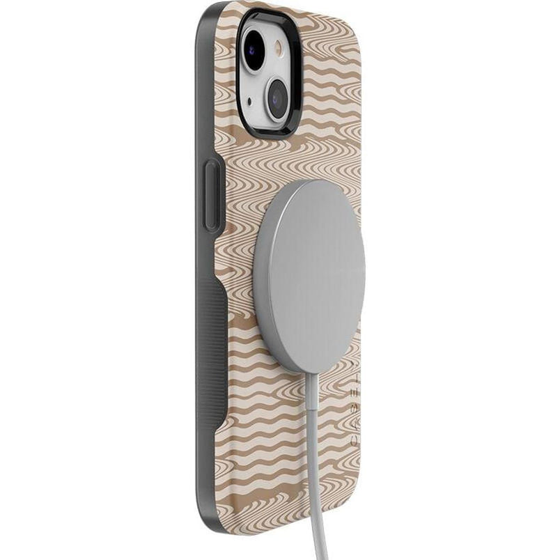 Mocha Ripple | Brown Waves Case iPhone Case get.casely 