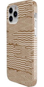 Mocha Ripple | Brown Waves Case iPhone Case get.casely 