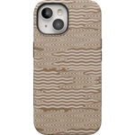 Mocha Ripple | Brown Waves Case iPhone Case get.casely 