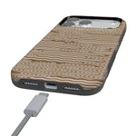 Mocha Ripple | Brown Waves Case iPhone Case get.casely 