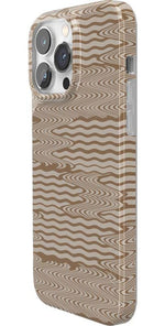 Mocha Ripple | Brown Waves Case iPhone Case get.casely 