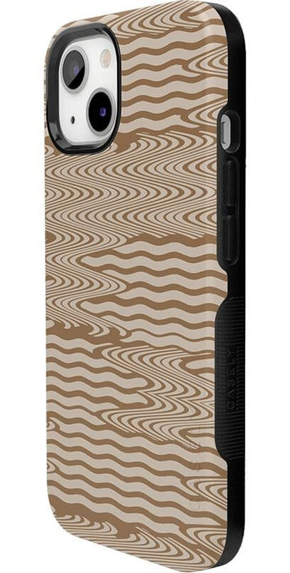 Mocha Ripple | Brown Waves Case iPhone Case get.casely 