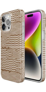 Mocha Ripple | Brown Waves Case iPhone Case get.casely 