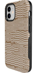 Mocha Ripple | Brown Waves Case iPhone Case get.casely 