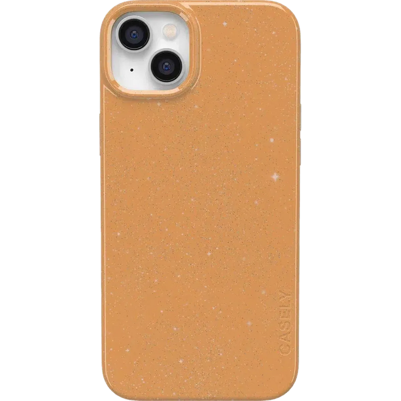 Morning Glow | Orange Pastel Shimmer Case iPhone Case get.casely Classic + MagSafe® iPhone 14 Plus 