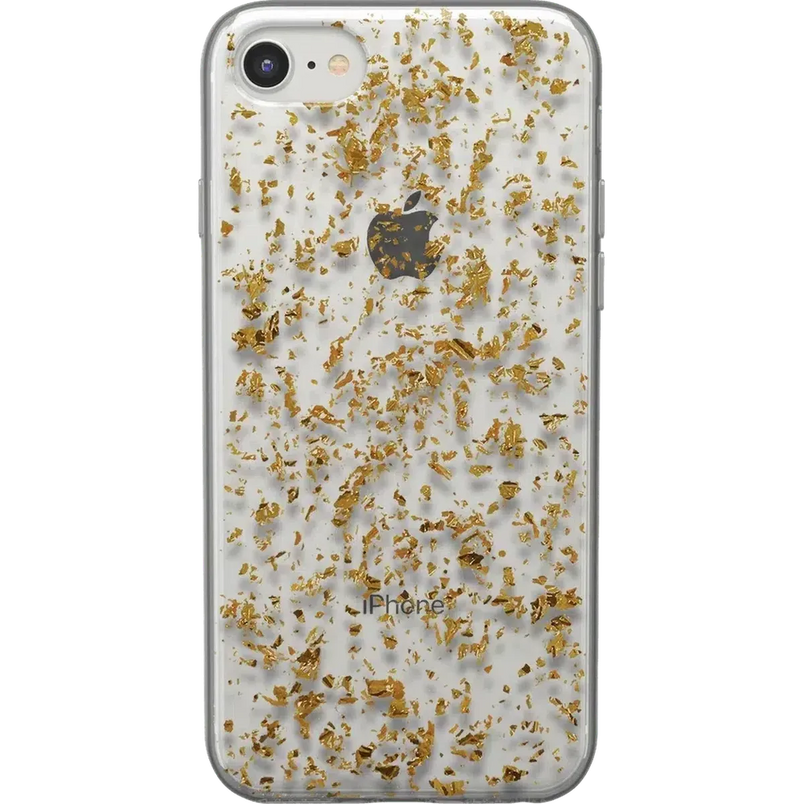 Morning Sparkle | Rose and Gold Flaked Clear Case iPhone Case get.casely Classic iPhone 6/7/8 