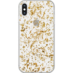 Morning Sparkle | Rose and Gold Flaked Clear Case iPhone Case get.casely Classic iPhone X / XS 
