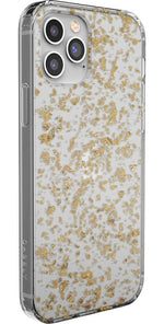 Morning Sparkle | Rose and Gold Flaked Clear Case iPhone Case get.casely 