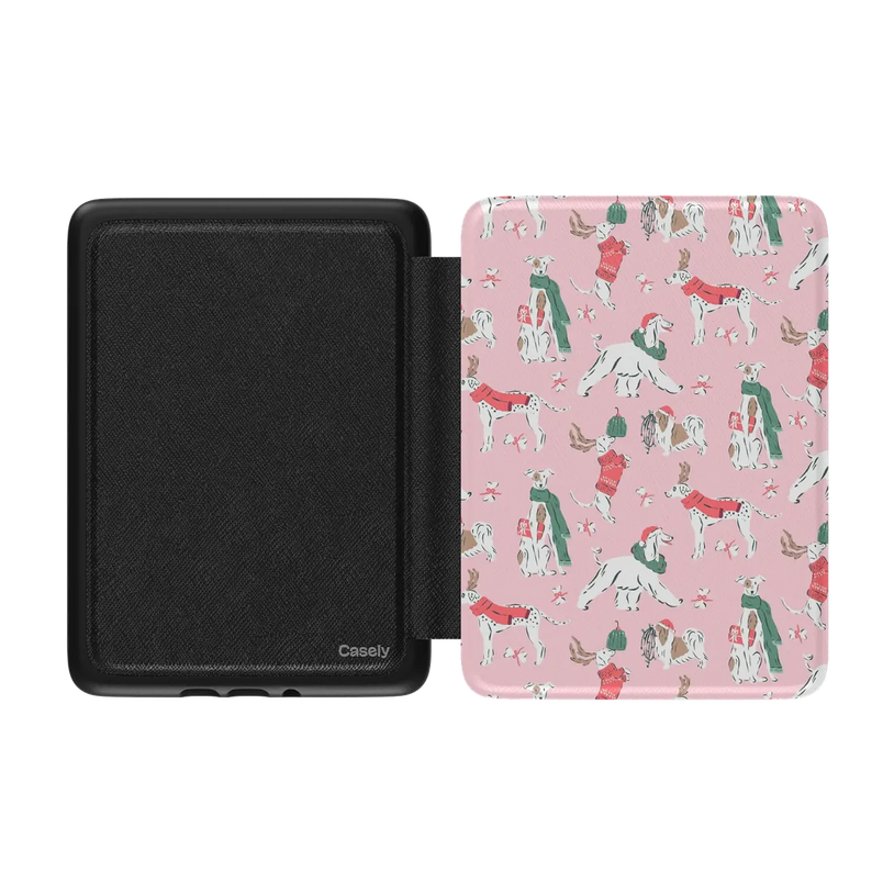 Winter Woofs | Holiday Dog Kindle Case