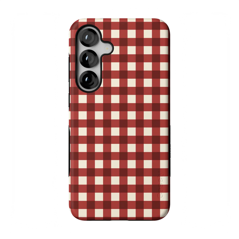 Checked Twice | Red Plaid Case